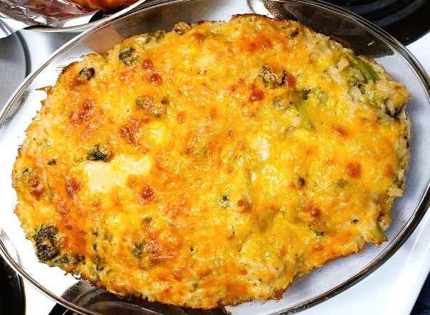 Easy Broccoli Rice Cheese and Chicken Casserole Recipe